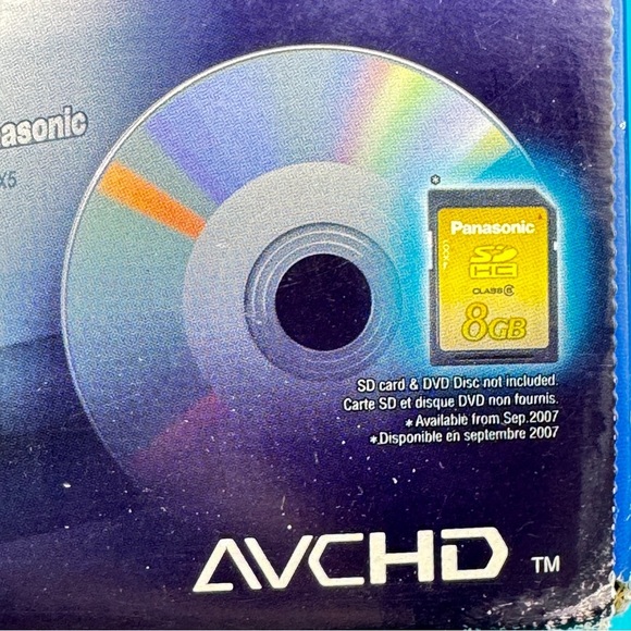 Panasonic HDC-SX5P-S HD 3CCD Camcorder AVCHD Hybrid SD/DVD Factory Sealed NIB - Picture 8 of 11
